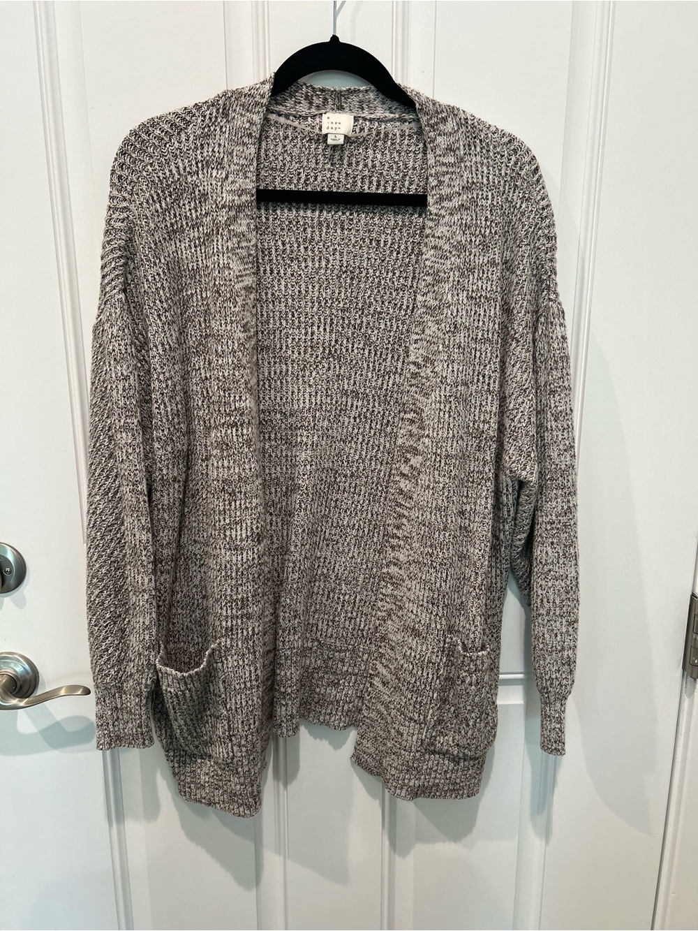 a new day Gray Marled Open-Front Cardigan
